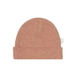 Noppies Nevel Rib Mutsje Cafe Au Lait Melange Prematuur