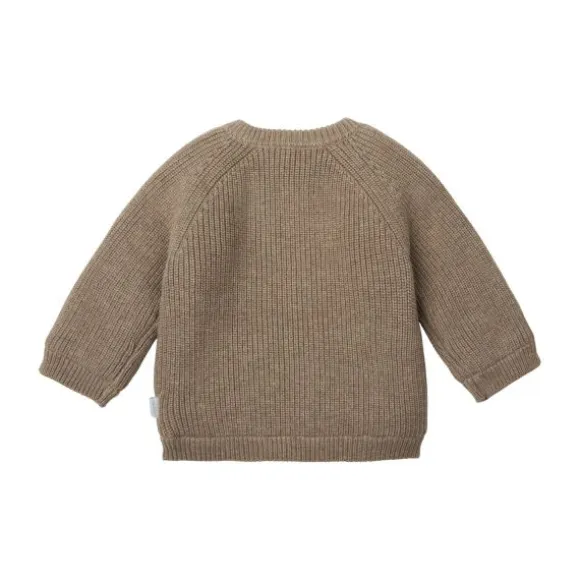 Noppies Nevers Knit Vestje - Taupe Melange - Mt. 50
