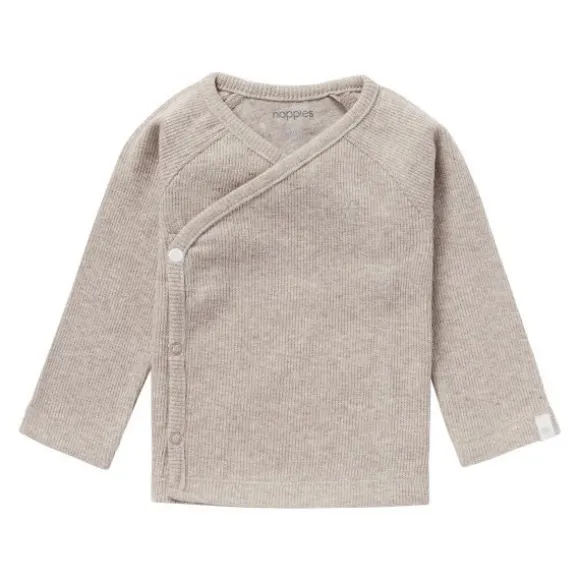 Noppies Rib Nanyuki Shirt Taupe Melange Mt. 50