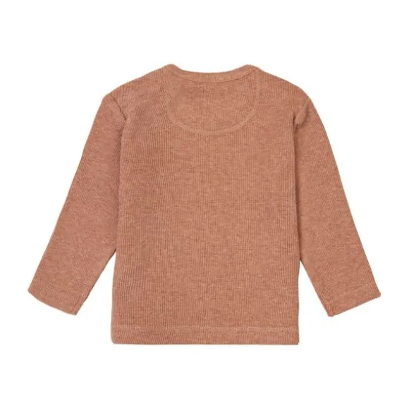 Noppies Rib Natal T-shirt Lange Mouwen Oatmeal Mt. 44