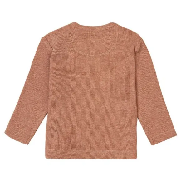 Noppies Rib Natal T-shirt Lange Mouwen Oatmeal Mt. 44