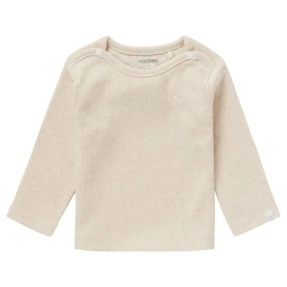 Noppies Rib Natal T-shirt Lange Mouwen Oatmeal Mt. 44