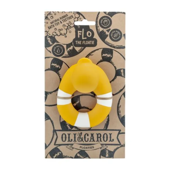Oli & Carol Floatie Duck Badspeeltje - Yellow