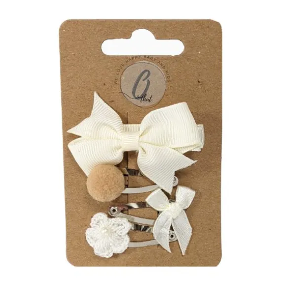 Ootje Kadootje Haarclip Ivory 3 Stuks