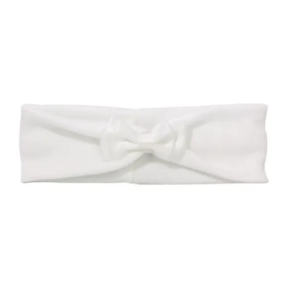 Ootje Kadootje Satijn Strik Haarband Wit