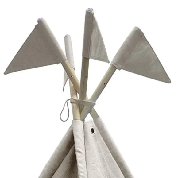 Overseas Canvas With Flags Tipi – Anthracite