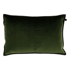 Overseas Middlestitch Kussen – 40 x 60 cm - Velours – Olive