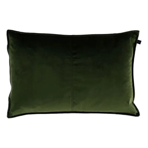 Overseas Middlestitch Kussen – 40 x 60 cm - Velours – Olive