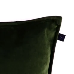 Overseas Middlestitch Kussen – 40 x 60 cm - Velours – Olive