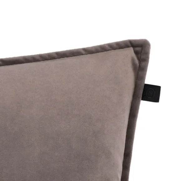 Overseas Middlestitch Kussen – 40 x 60 cm - Velours – Olive