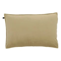 Overseas Middlestitch Kussen – 40 x 60 cm - Velours – Olive