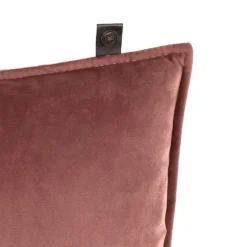 Overseas Middlestitch Kussen – 40 x 60 cm - Velours – Olive