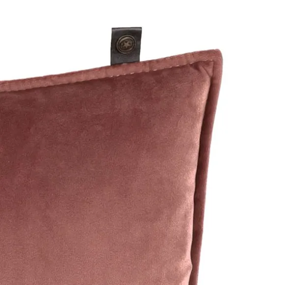 Overseas Middlestitch Kussen – 40 x 60 cm - Velours – Olive