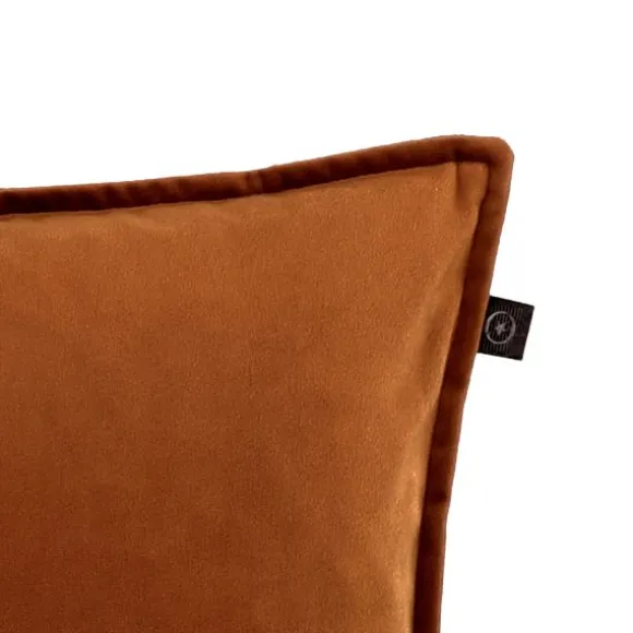 Overseas Middlestitch Kussen – 40 x 60 cm - Velours – Olive