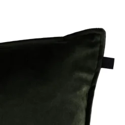 Overseas Middlestitch Kussen - 60 x 60 cm– Velours – Beige