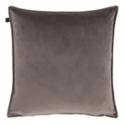 Overseas Middlestitch Kussen - 60 x 60 cm– Velours – Beige