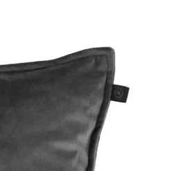 Overseas Middlestitch Kussen - 60 x 60 cm– Velours – Beige