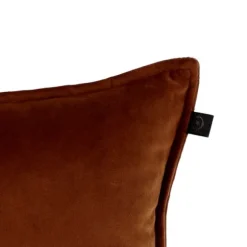 Overseas Middlestitch Kussen - 60 x 60 cm– Velours – Beige