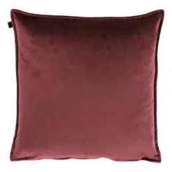 Overseas Middlestitch Kussen - 60 x 60 cm– Velours – Beige