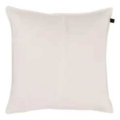Overseas Middlestitch Kussen- 45 x 45 cm - Velours – Off White