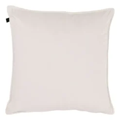 Overseas Middlestitch Kussen- 45 x 45 cm - Velours – Off White