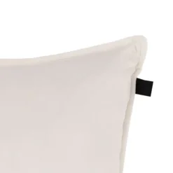 Overseas Middlestitch Kussen- 45 x 45 cm - Velours – Off White