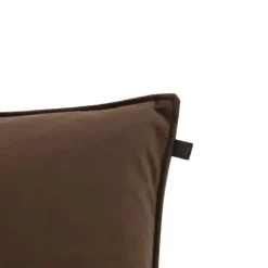 Overseas Middlestitch Kussen- 45 x 45 cm - Velours – Off White