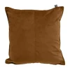 Overseas Middlestitch Velours Kussen Olive 45 x 45 cm