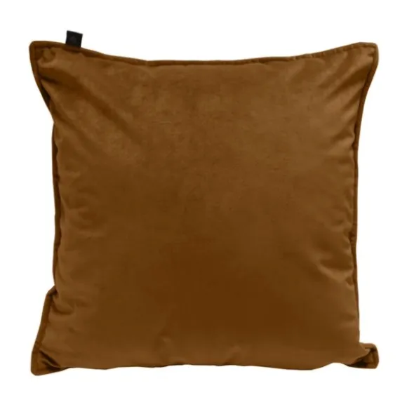 Overseas Middlestitch Velours Kussen Olive 45 x 45 cm