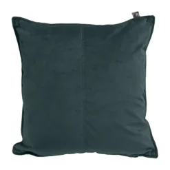 Overseas Middlestitch Velours Kussen Olive 45 x 45 cm