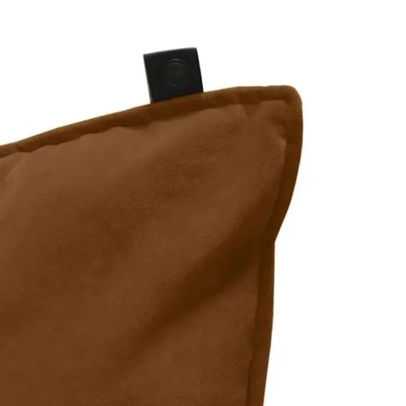 Overseas Middlestitch Velours Kussen Olive 45 x 45 cm