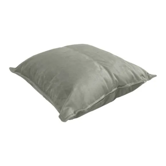 Overseas Middlestitch Velours Kussen Olive 45 x 45 cm