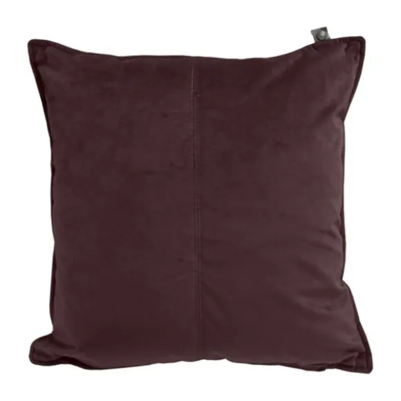 Overseas Middlestitch Velours Kussen Olive 45 x 45 cm