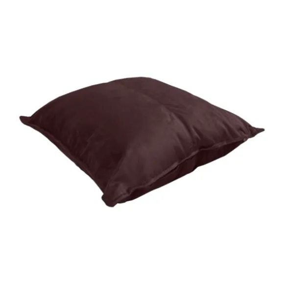 Overseas Middlestitch Velours Kussen Olive 45 x 45 cm