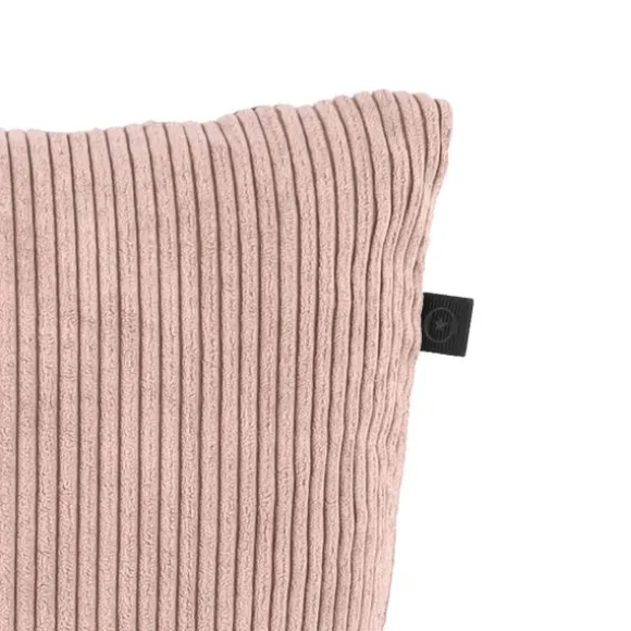 Overseas Rib Kussen - 45 x 45 cm - Smoke