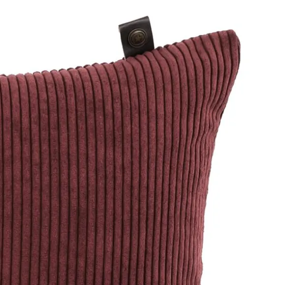 Overseas Rib Kussen - 45 x 45 cm - Smoke