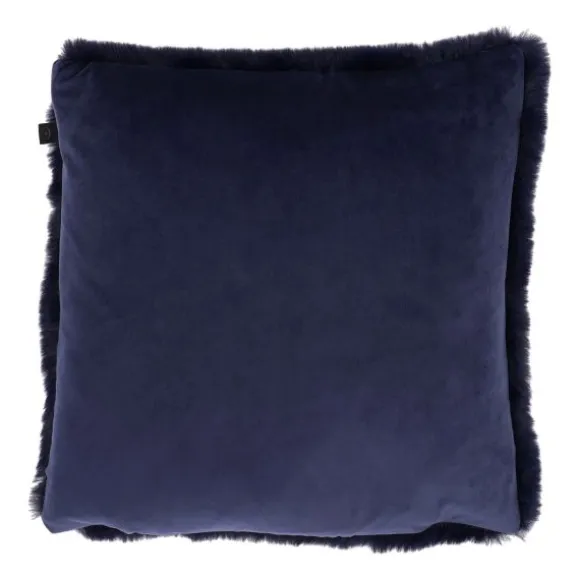 Overseas Rino Fur Kussen - 45 x 45 cm - Navy