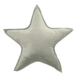 Overseas Star Kussen – Velours – Beige