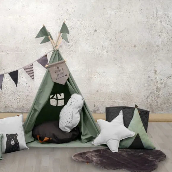 Overseas Star Kussen Off-White 50 x 50 cm