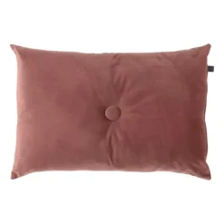 Overseas Velours Button Kussen - Rose Dust