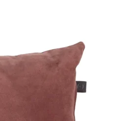 Overseas Velours Button Kussen - Rose Dust