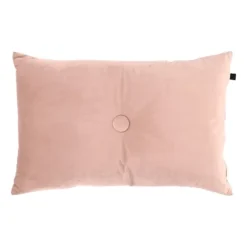 Overseas Velours Button Kussen - Rose Dust