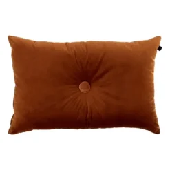 Overseas Velours Button Kussen - Rose Dust