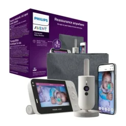 Philips Avent Babyfoon met Camera - Connected SCD953/26 - Silk White