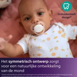 Philips Avent Ultra Soft Fopspeen - 0-6 Mnd - 2 Stuks - Plant-based