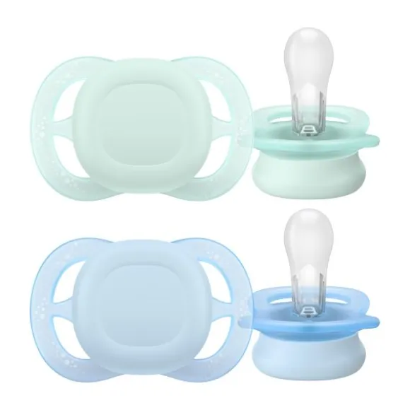 Philips Avent Ultra Start Fopspeen - 0-2 Mnd - 2 Stuks - Plant-based