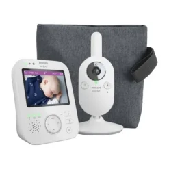 Philips Avent Video Babyfoon - Premium - Slate Grey - Met Reistas