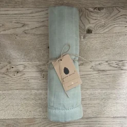 Pine Cone Björk Wikkeldoek - 120 x 120 cm - Blue Blossom