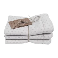 Pine Cone Edith Hydrofiele Doeken - 3 Stuks - 70 x 70 cm - Natura Dot