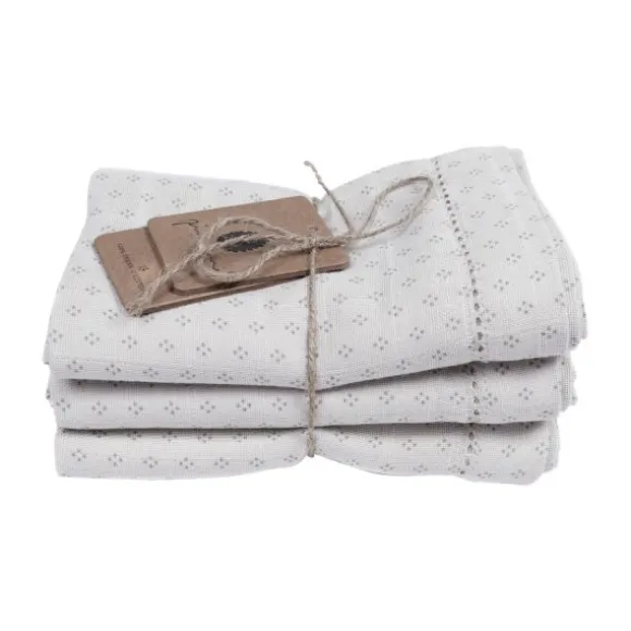 Pine Cone Edith Hydrofiele Doeken - 3 Stuks - 70 x 70 cm - Natura Dot